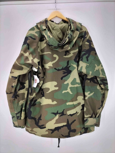 ユーエスアーミー U.S. ARMY 90S COLD WEATHER CAMOFLAGE ECWCS GEN1 コールドウェザー ウッドランドカモ 迷彩柄 ミリタリー マウンテン パーカー ジャケット 1996年製 メンズ  MEDIUM-LONG